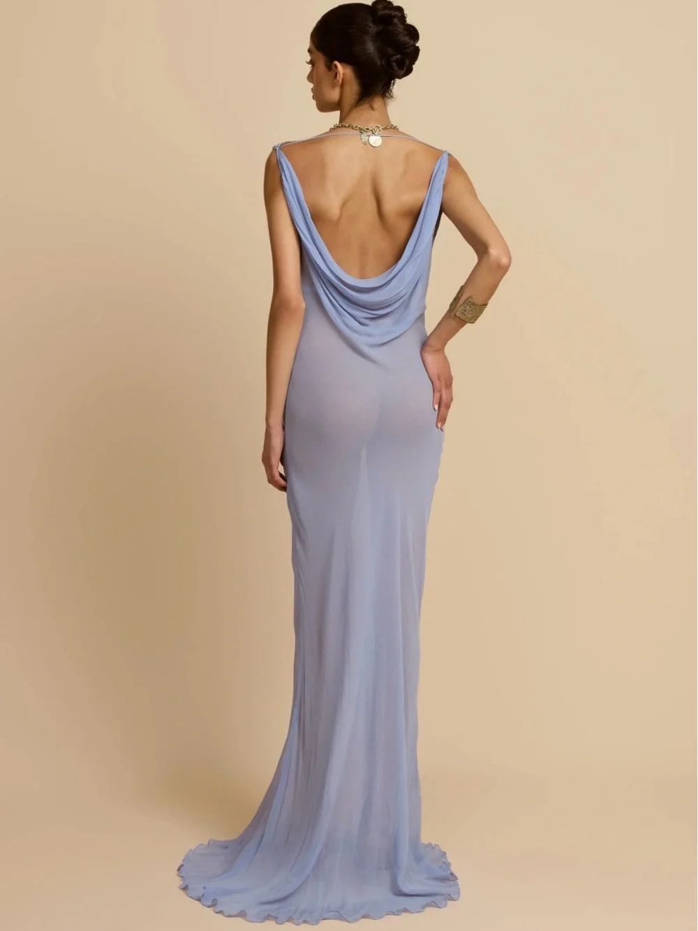 Arcina Ori - Jordana Dress in Sky Blue - Picture 4 of 5